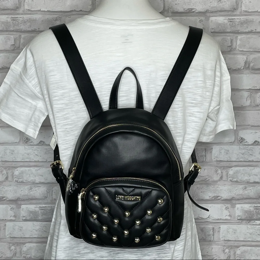 Love Moschino Borsa Matt Nappa Nero backpack NWT
